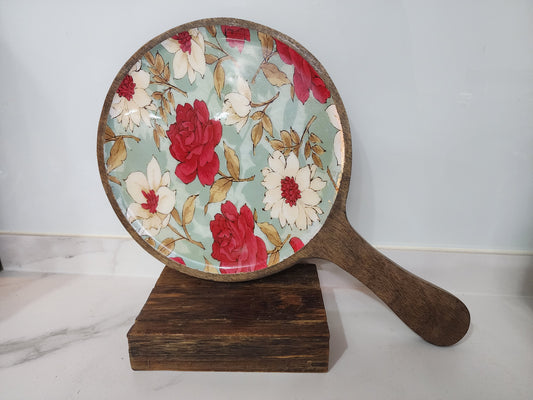Floral Fusion Round Platter
