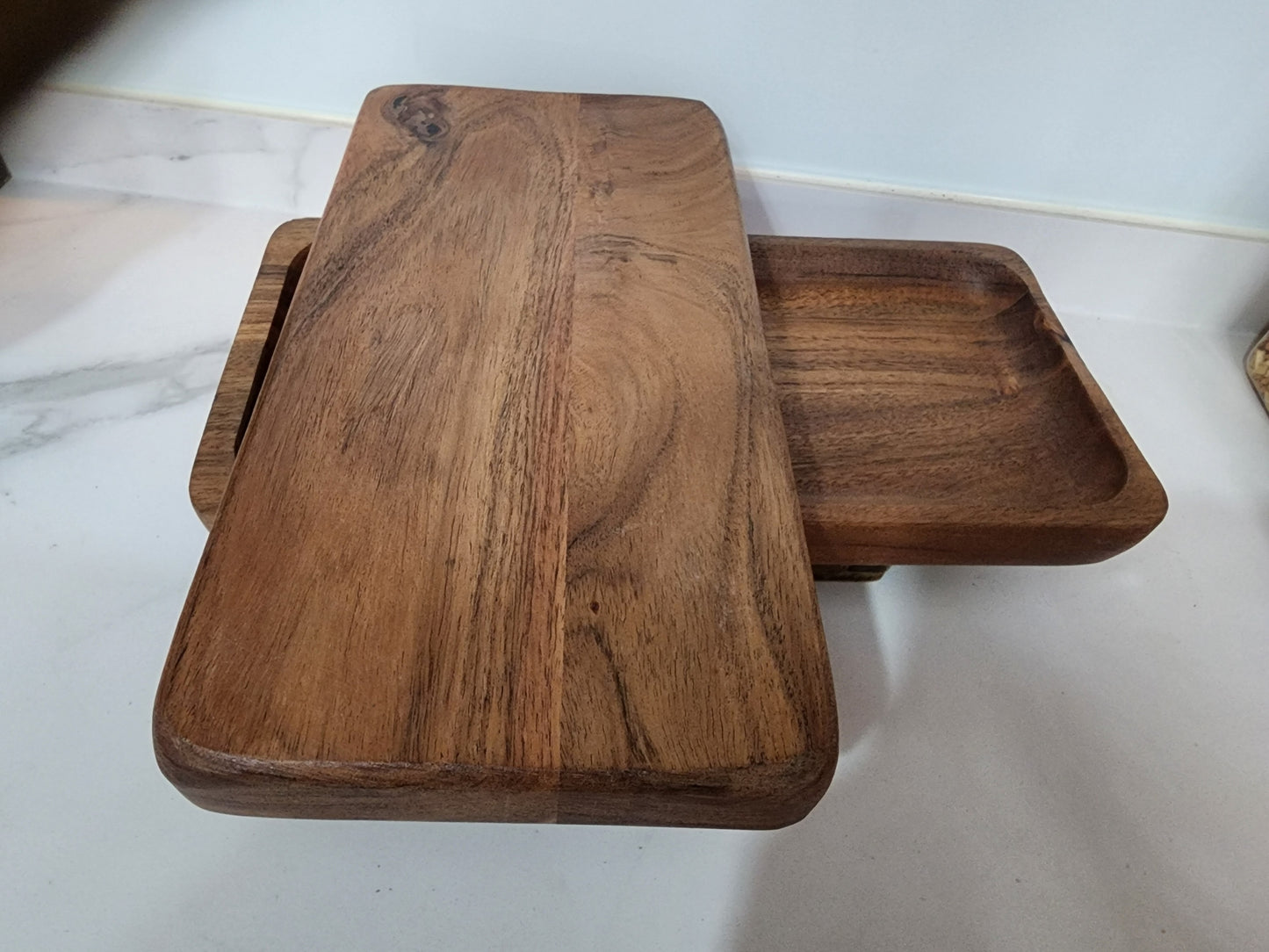 Rustic charm rectangular serving trays