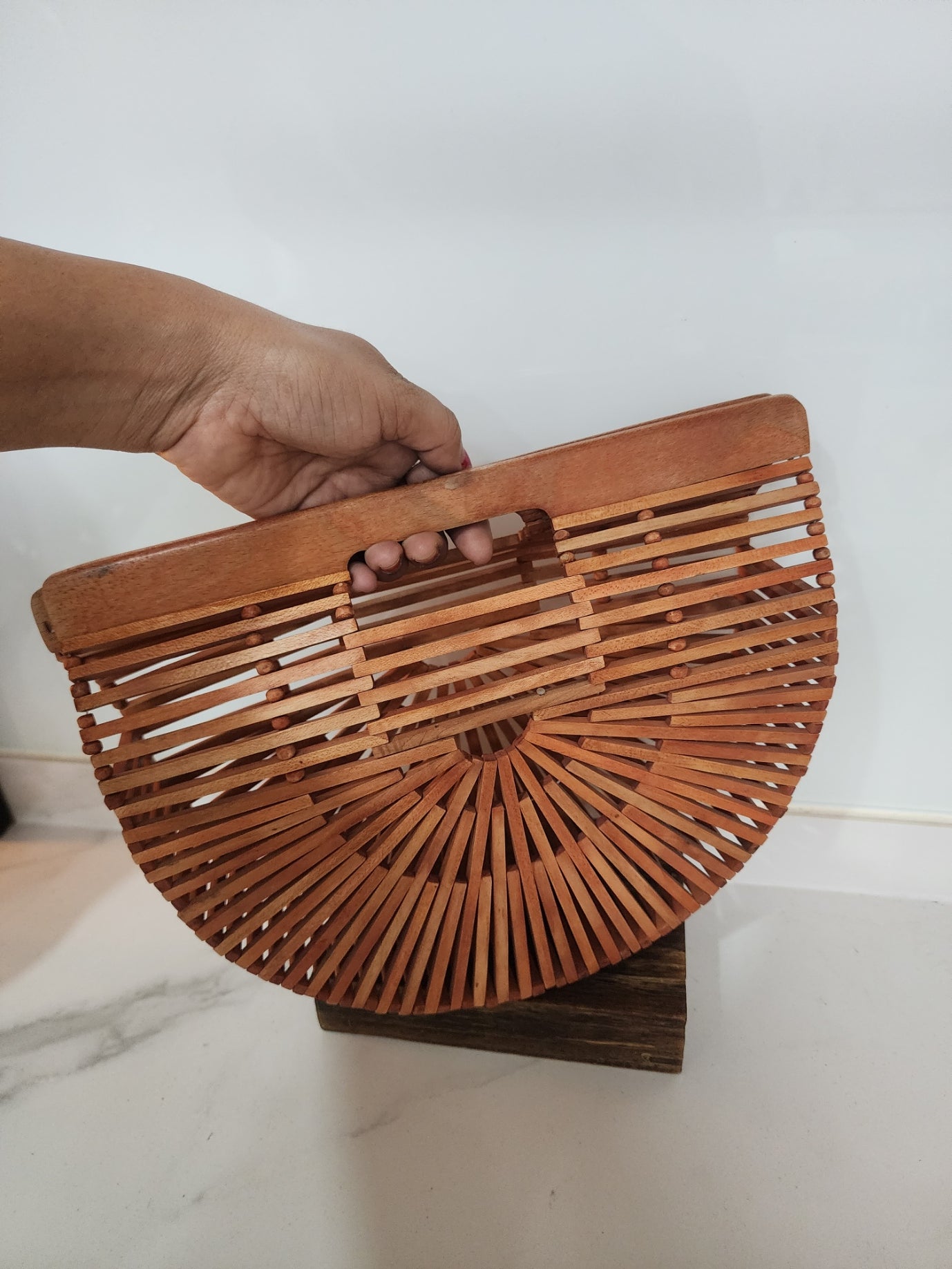 Handcrafted Elegant Lightweight Wooden Clutch