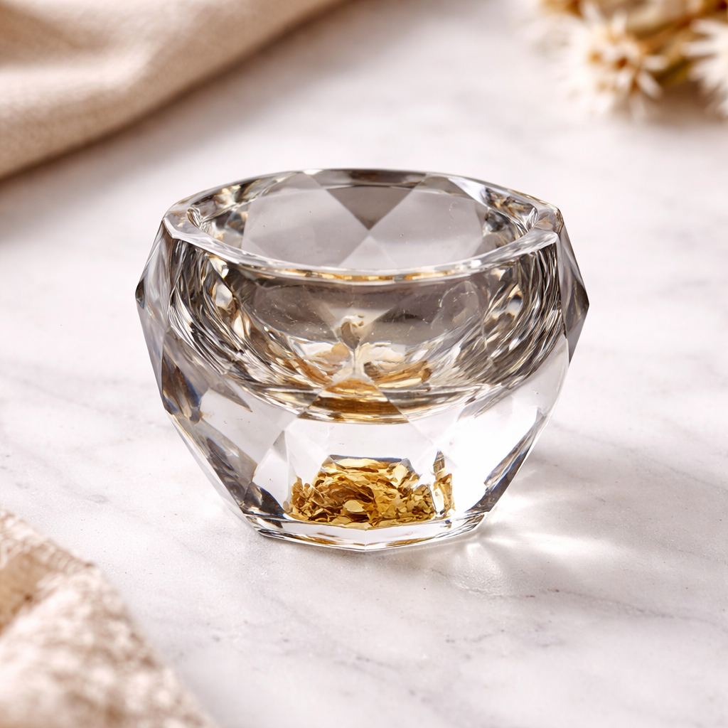 Diamond Faceted Crystal Glass – 50ML