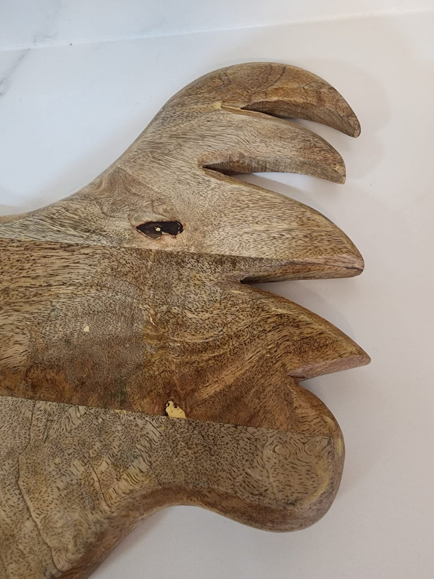 FEAWS “Prithvi” Series Peacock Shape Mango Wood Chopping Board