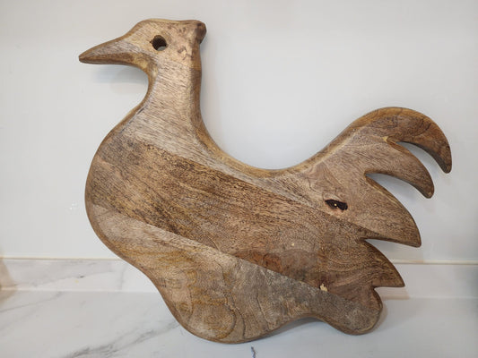 FEAWS “Prithvi” Series Peacock Shape Mango Wood Chopping Board