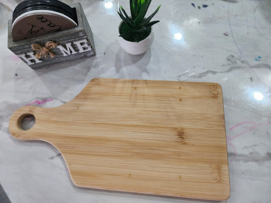 Bamboo pizza serving tray