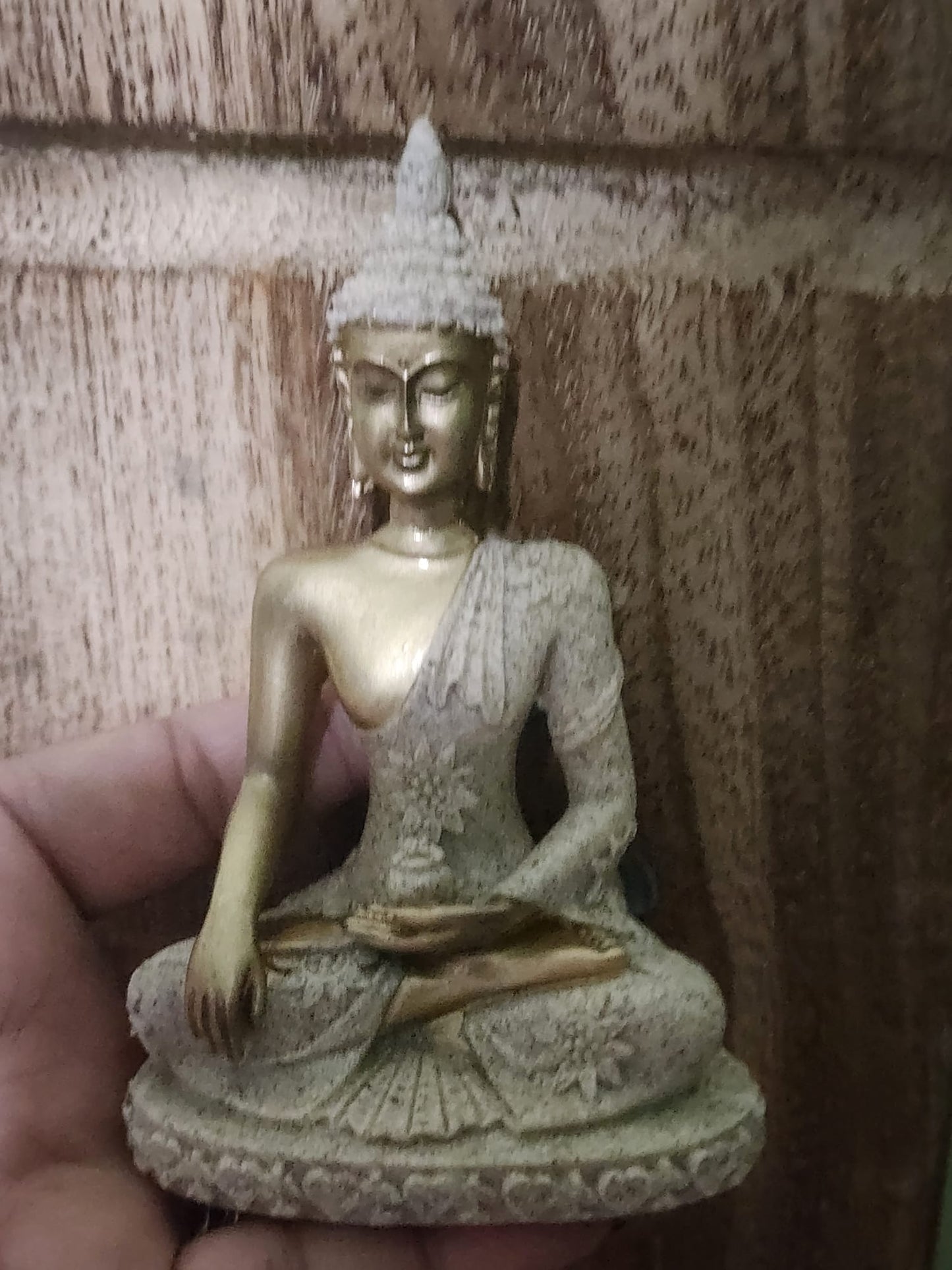 Sandstone Sitting Buddha Statue