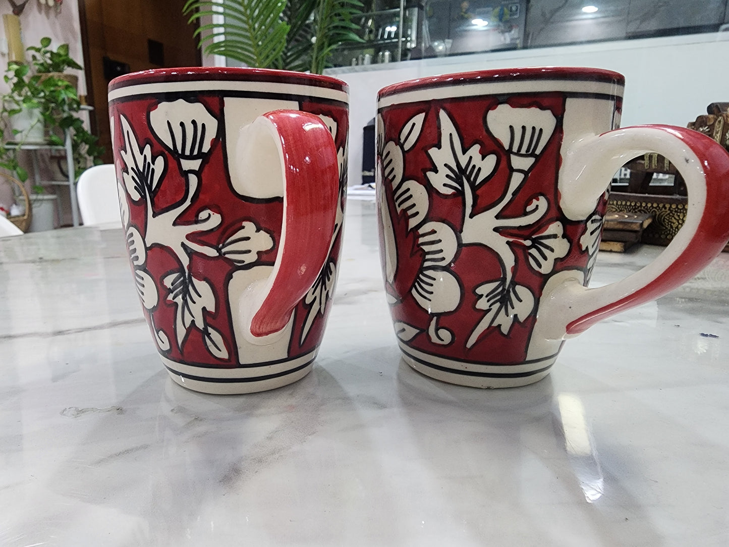 Ruby Petal Mug set of 2