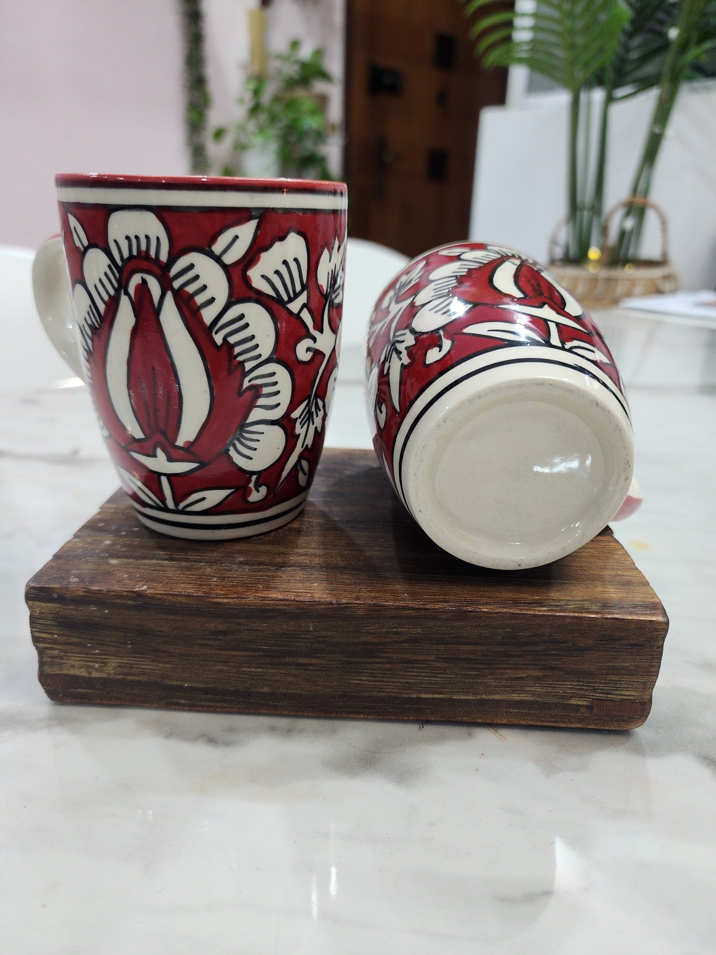 Ruby Petal Mug set of 2