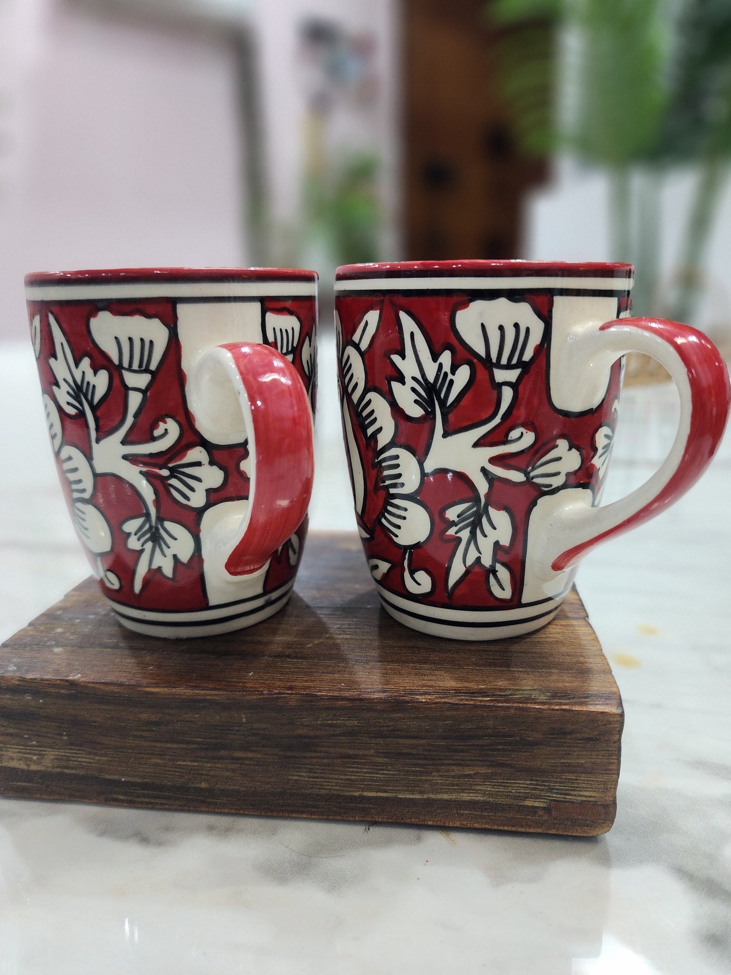 Ruby Petal Mug set of 2