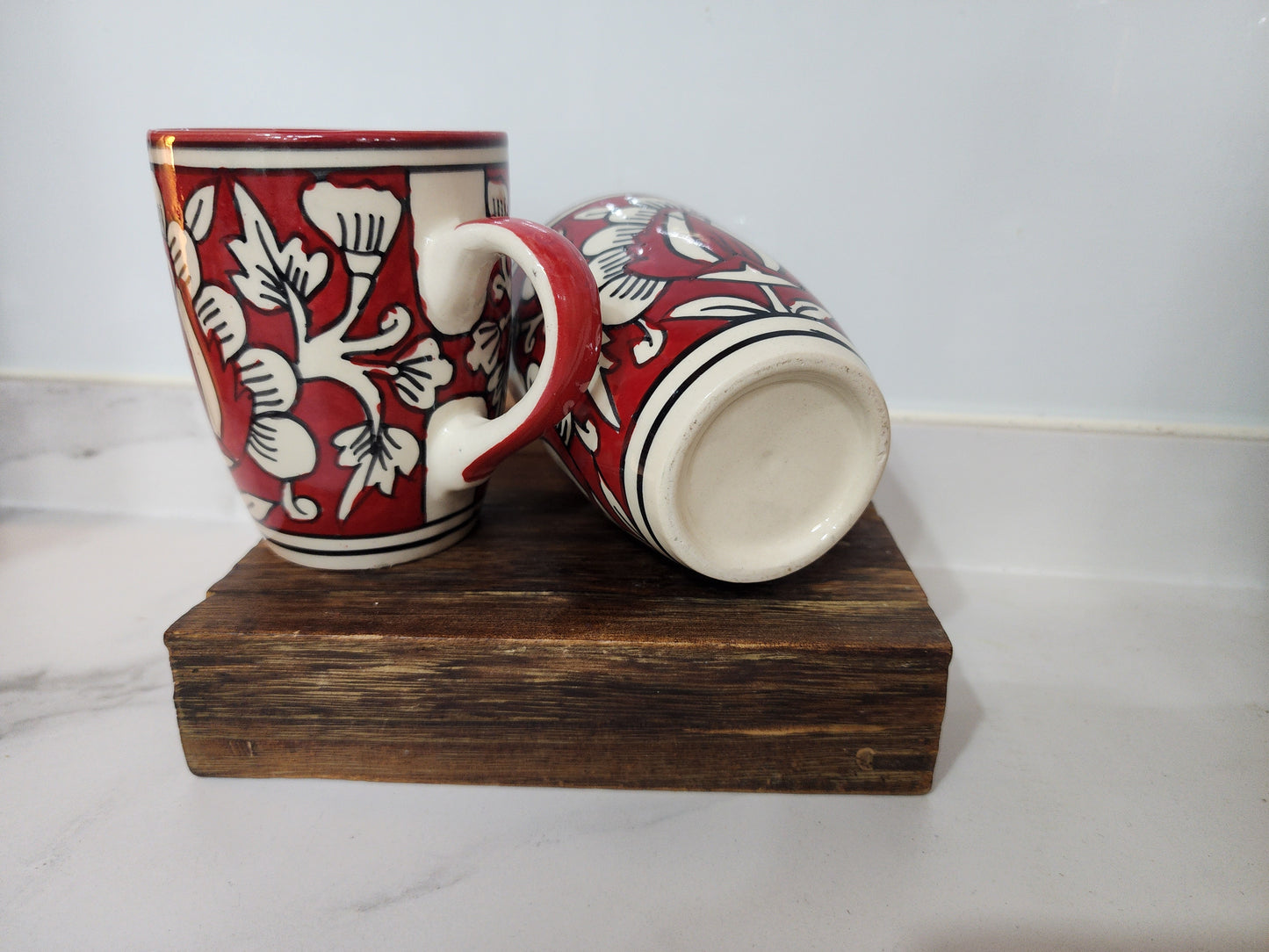 Ruby Petal Mug set of 2