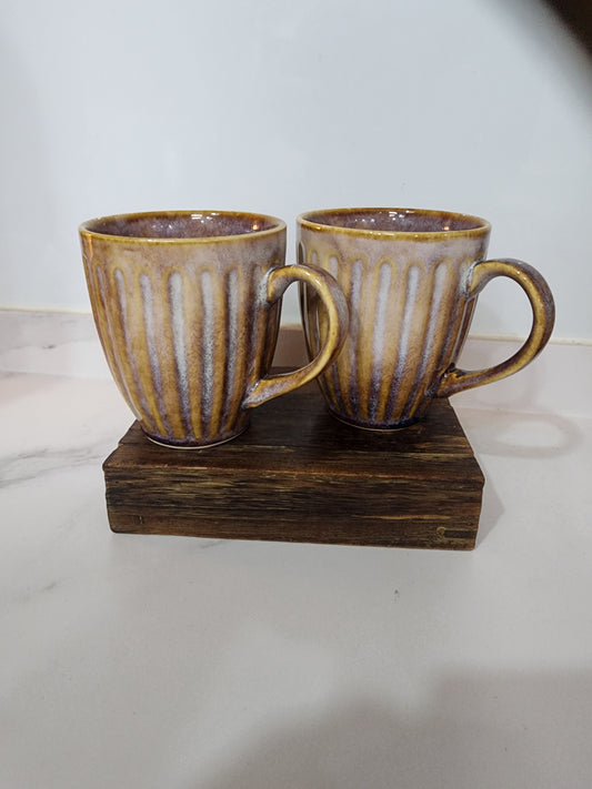 Mauve Stone Ridge Mug Set of 2