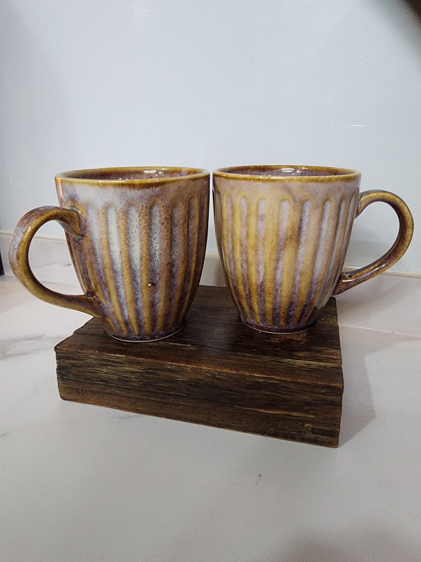 Mauve Stone Ridge Mug Set of 2