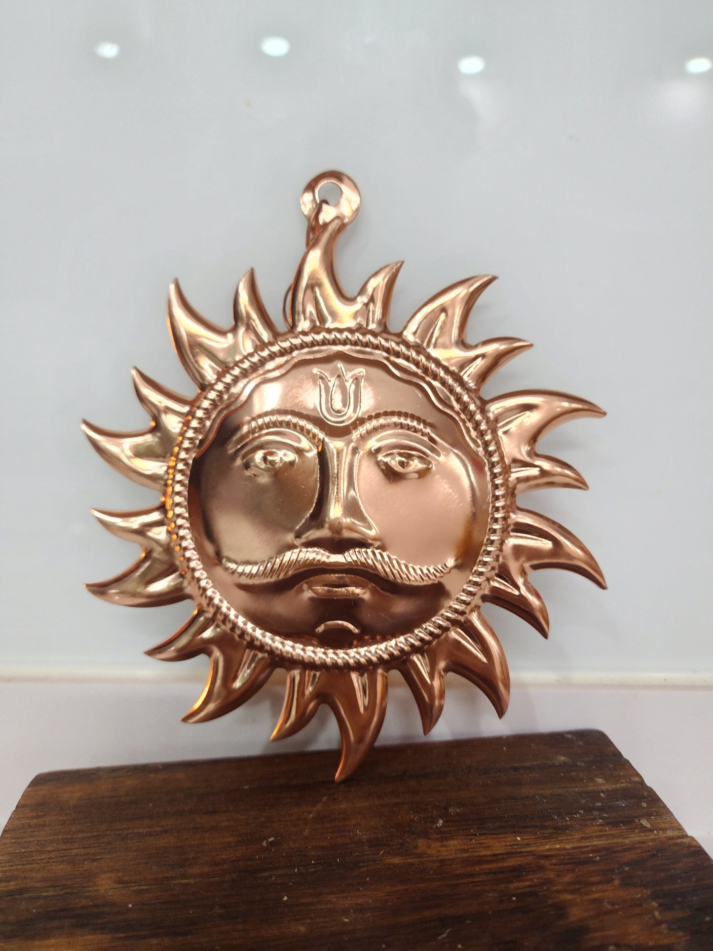 Handcrafted Copper Sun Sign for wall decor