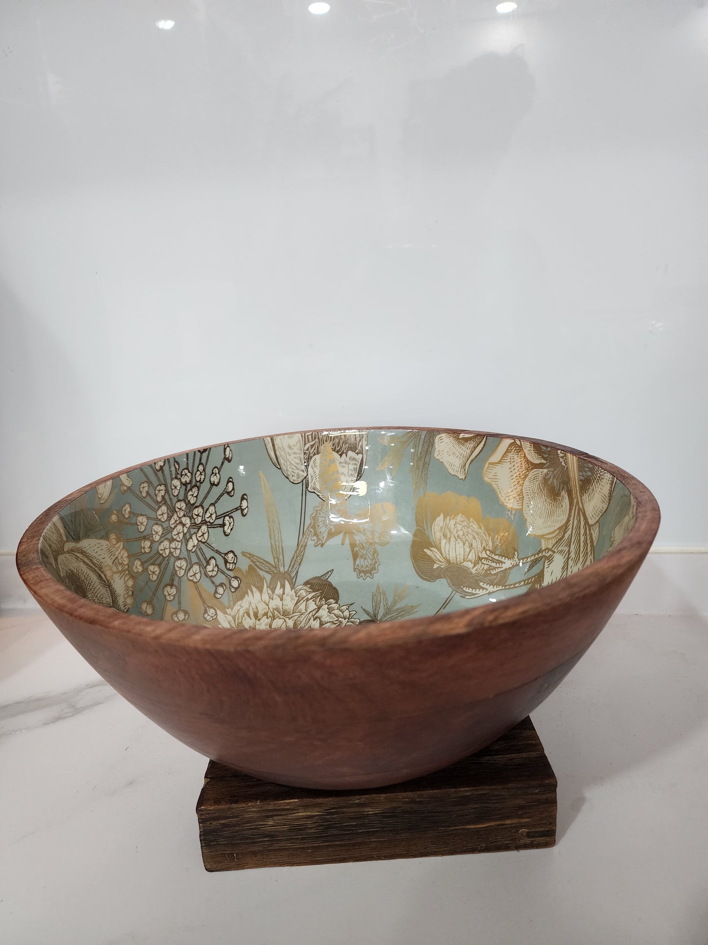 Meraki Green Sparrow Harmony Bowl with 2 servers