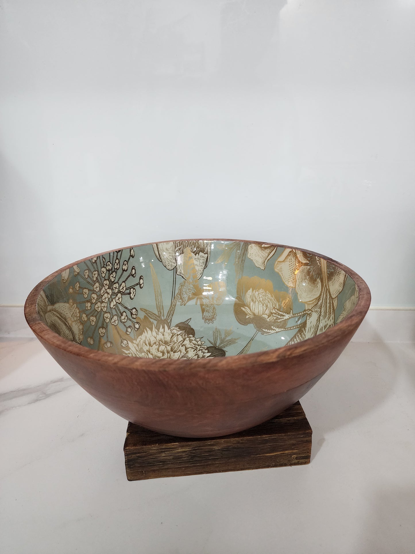 Meraki Green Sparrow Harmony Bowl with 2 servers