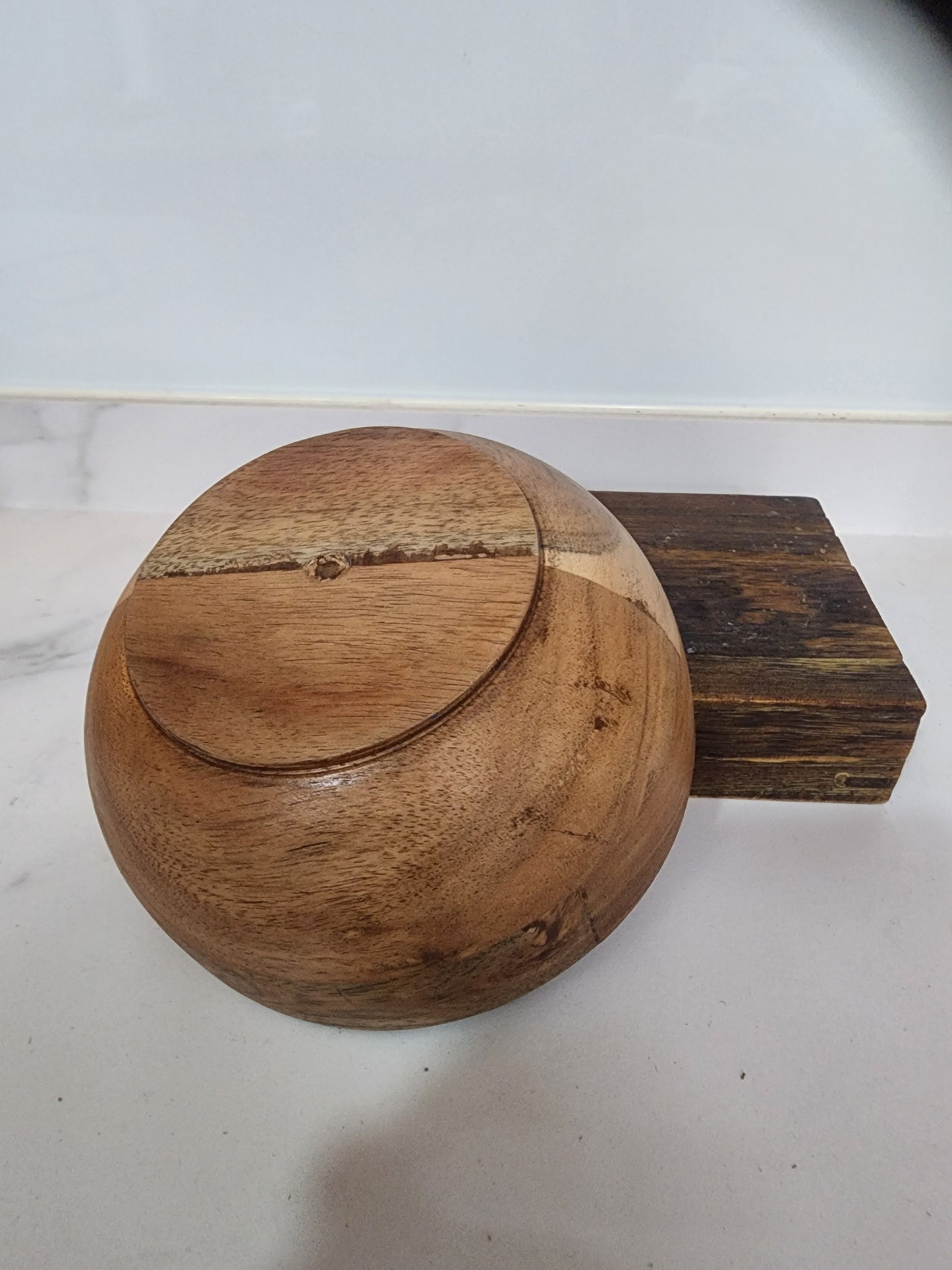 Heritage Natural Acacia Wood Serve Bowl