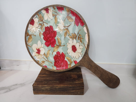 Floral Fusion Round Platter