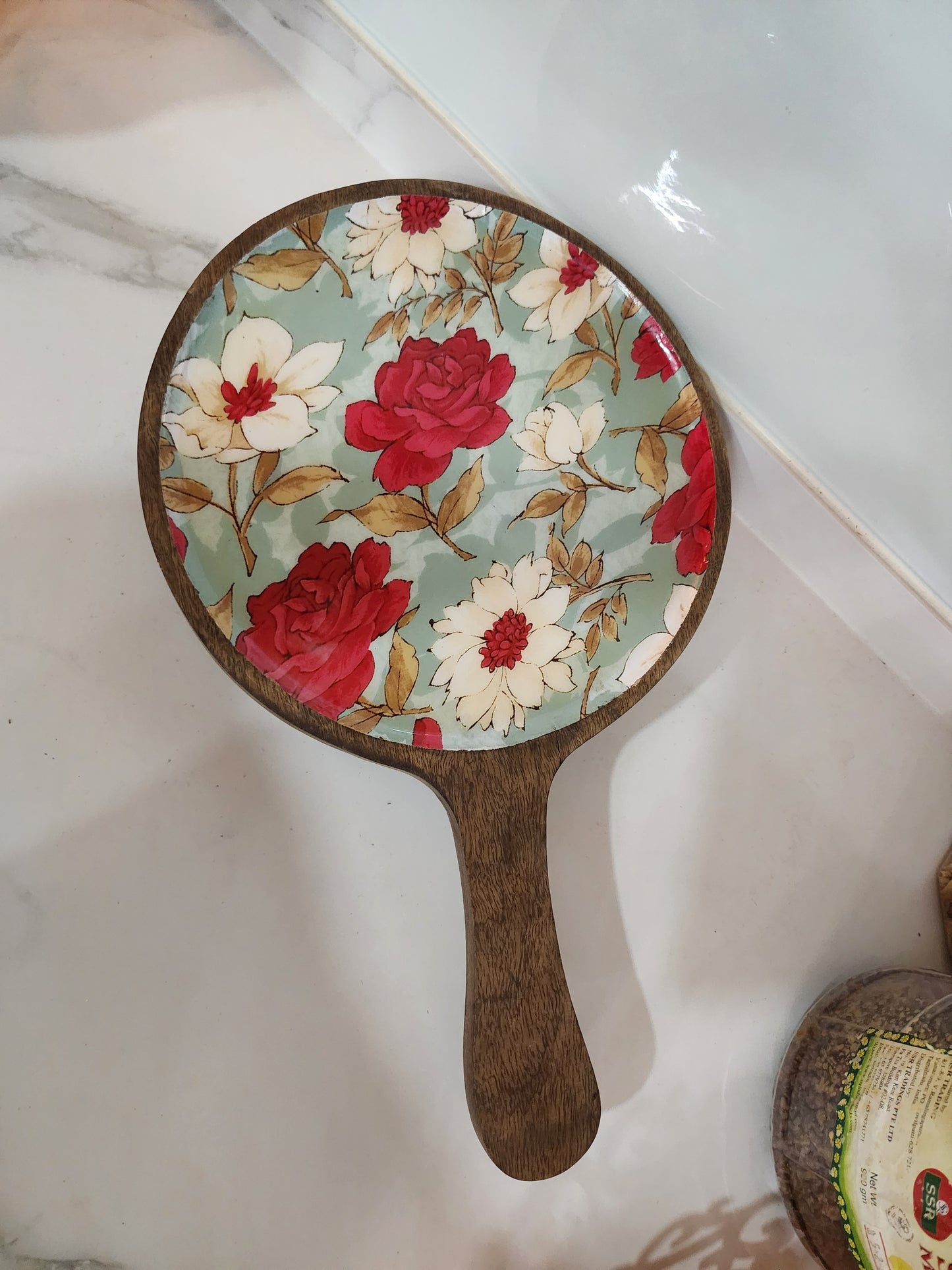 Floral Fusion Round Platter