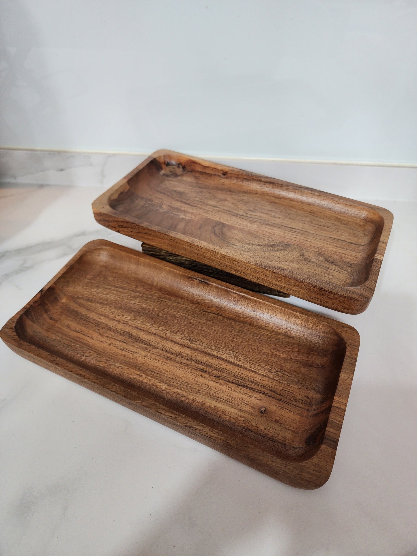 Rustic charm rectangular serving trays