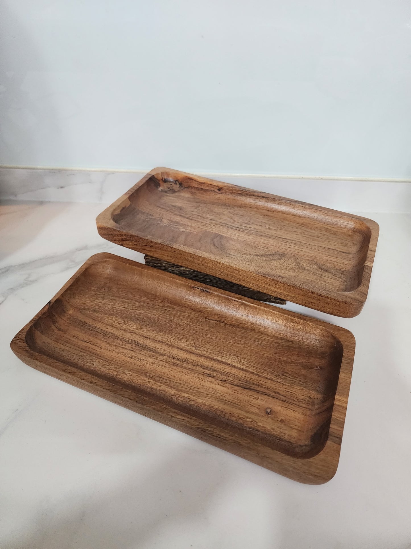 Rustic charm rectangular serving trays