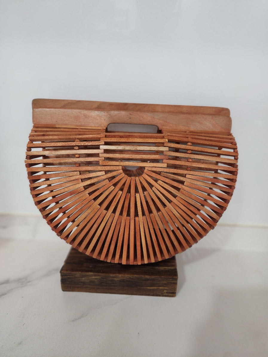 Handcrafted Elegant Lightweight Wooden Clutch