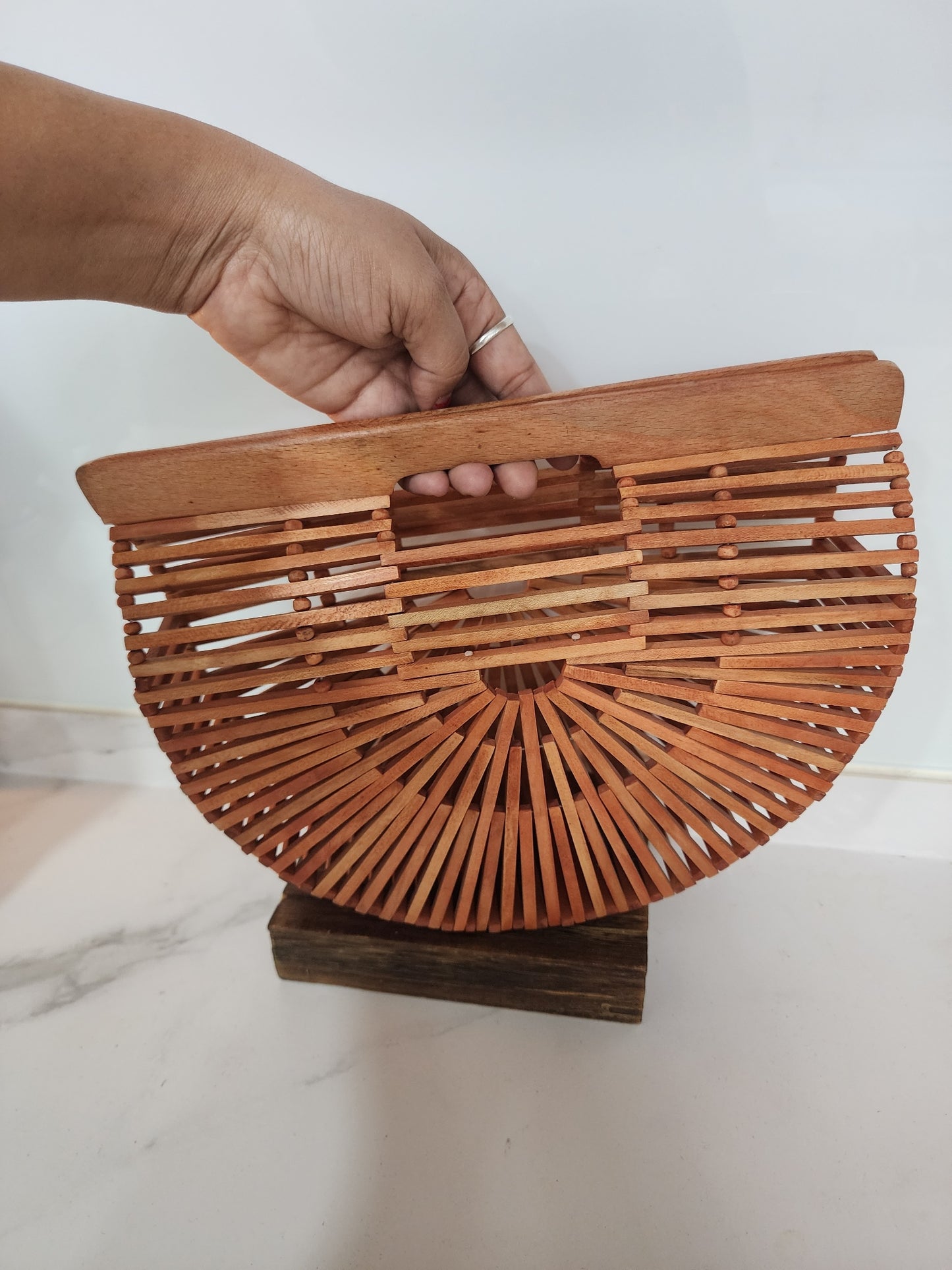 Handcrafted Elegant Lightweight Wooden Clutch