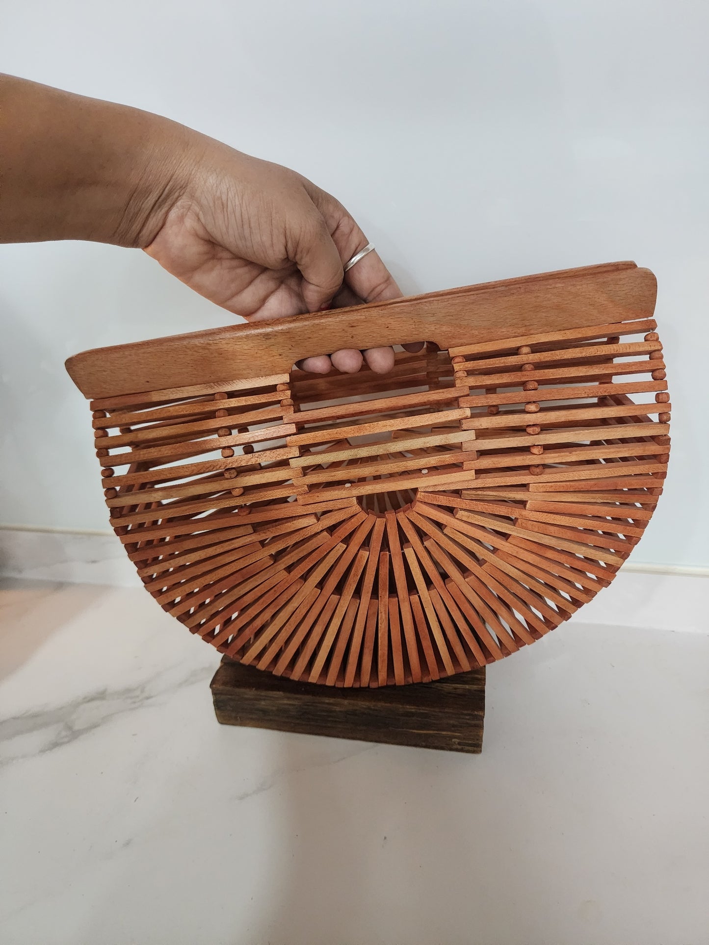 Handcrafted Elegant Lightweight Wooden Clutch