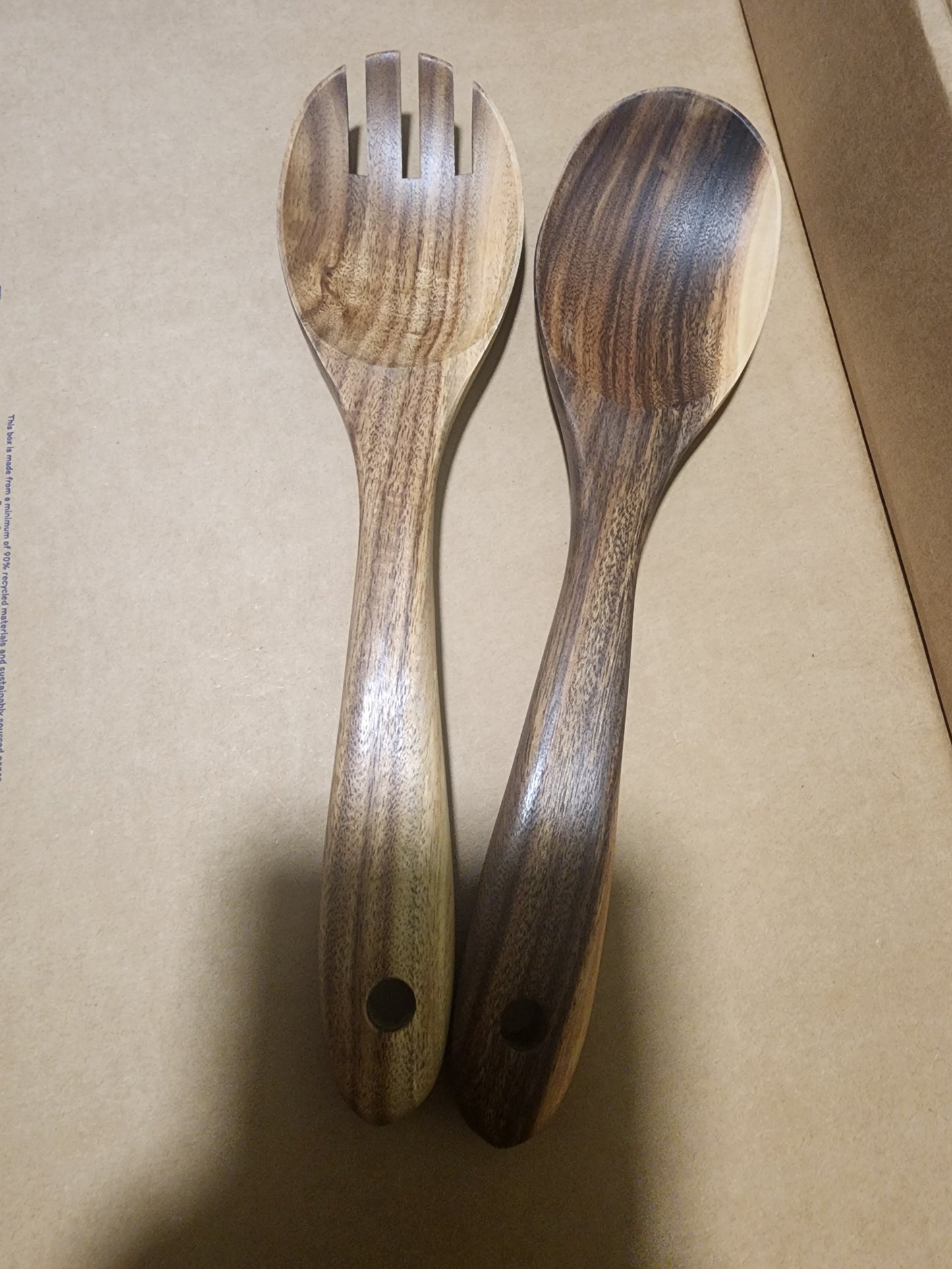 Wooden Spoon Cutlery Server Set of 2 PCS