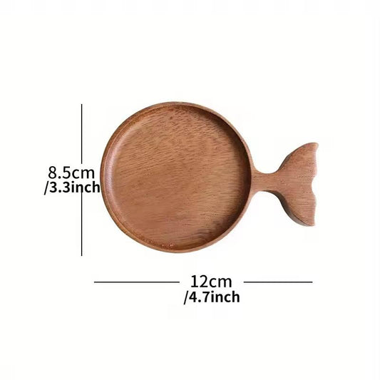 Japanese Vintage Wooden Fish Tray