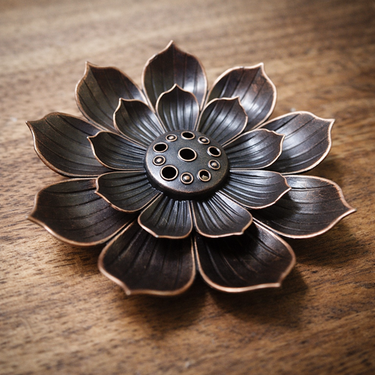 Stick & Coil Lotus shape Incense Holder