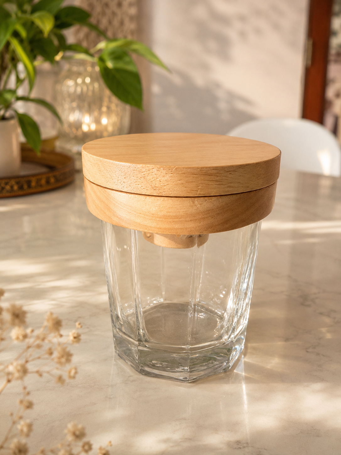 Cocktail Smoker Top – Natural Wood Smoke Infuser-wooden tool
