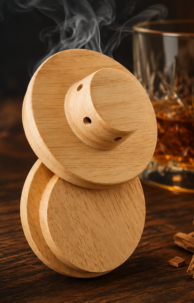 Cocktail Smoker Top – Natural Wood Smoke Infuser-wooden tool