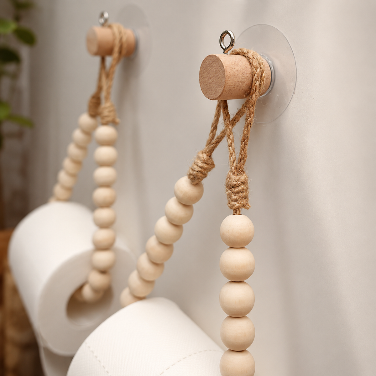 Creative Punch-Free Handwoven Wooden Bead Holder
