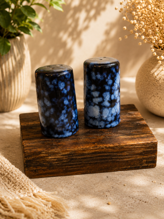 Handpainted Salt & Pepper Containers Set– 3 Unique Designs