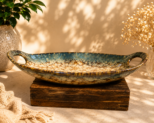 Tranquil Hues Glazed Serveware