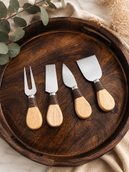 4PCS-Stainless Steel Cheese Knife 4-Piece Set