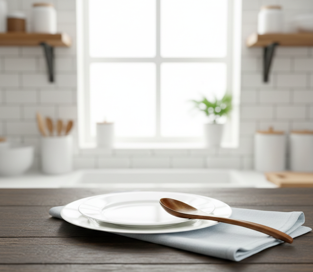 Natural Wooden Spoon Set of 5 PCS – Eco-Friendly Kitchen & Dining Tableware