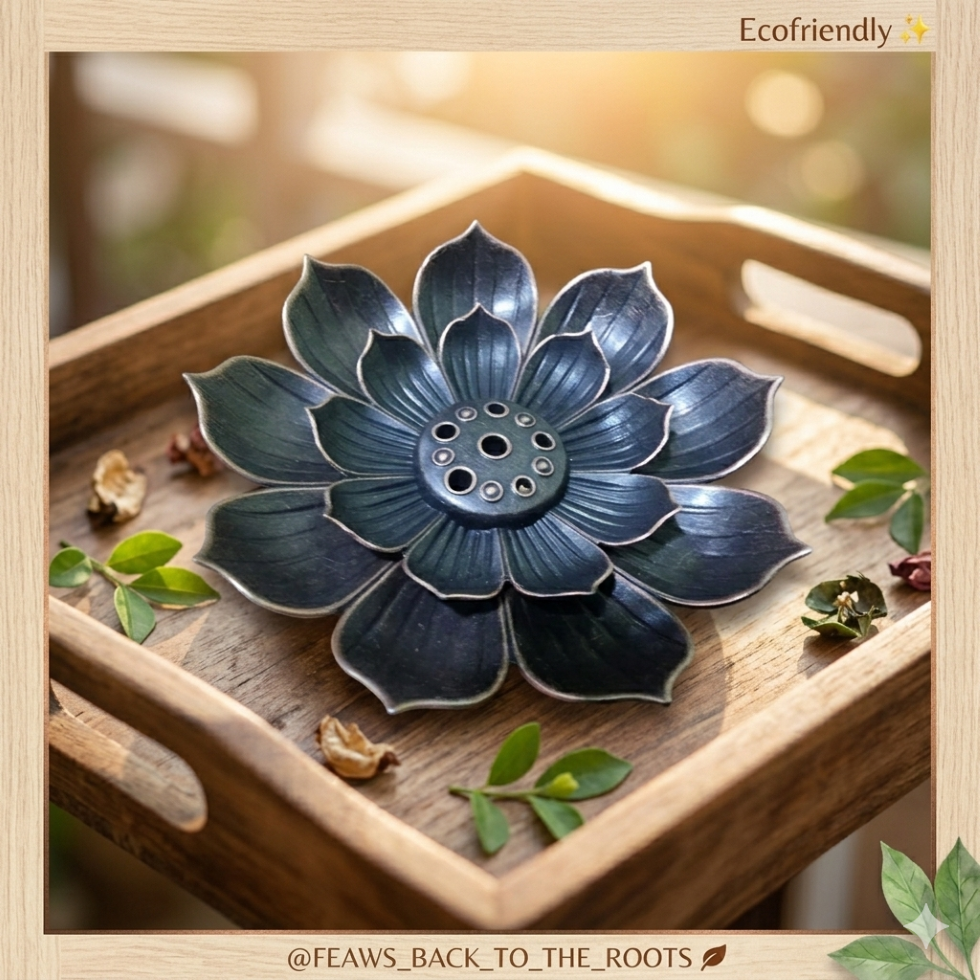 Stick & Coil Lotus shape Incense Holder