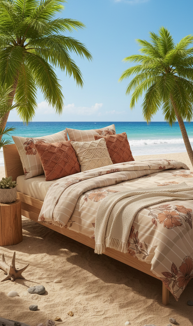 CozyPetal Bedsheet Set with 2 pcs of pillow covers