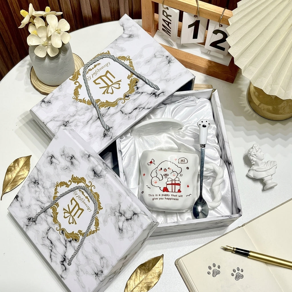 Elegant Cup & Spoon Gift Sets | Ready-to-Gift