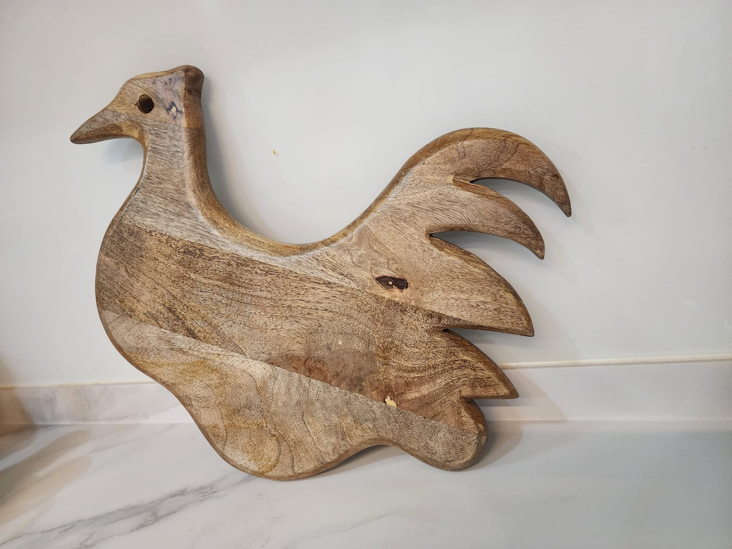 FEAWS “Prithvi” Series Peacock Shape Mango Wood Chopping Board