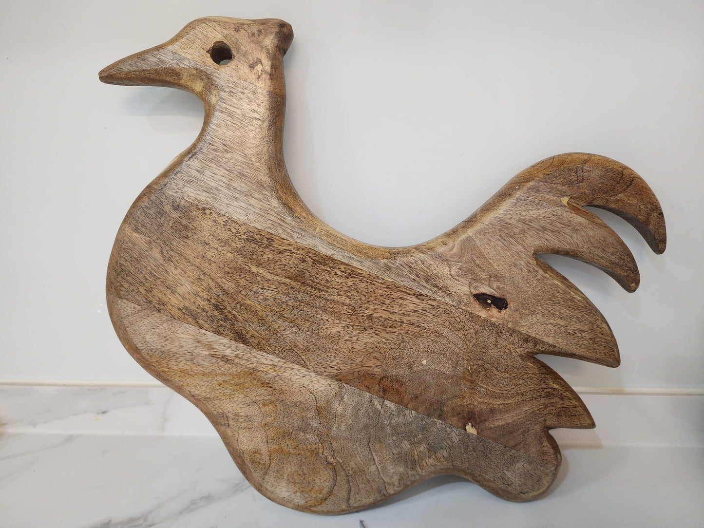 FEAWS “Prithvi” Series Peacock Shape Mango Wood Chopping Board