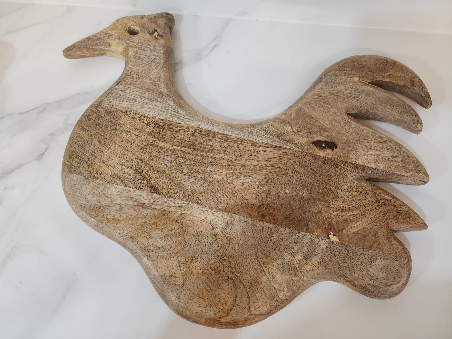 FEAWS “Prithvi” Series Peacock Shape Mango Wood Chopping Board