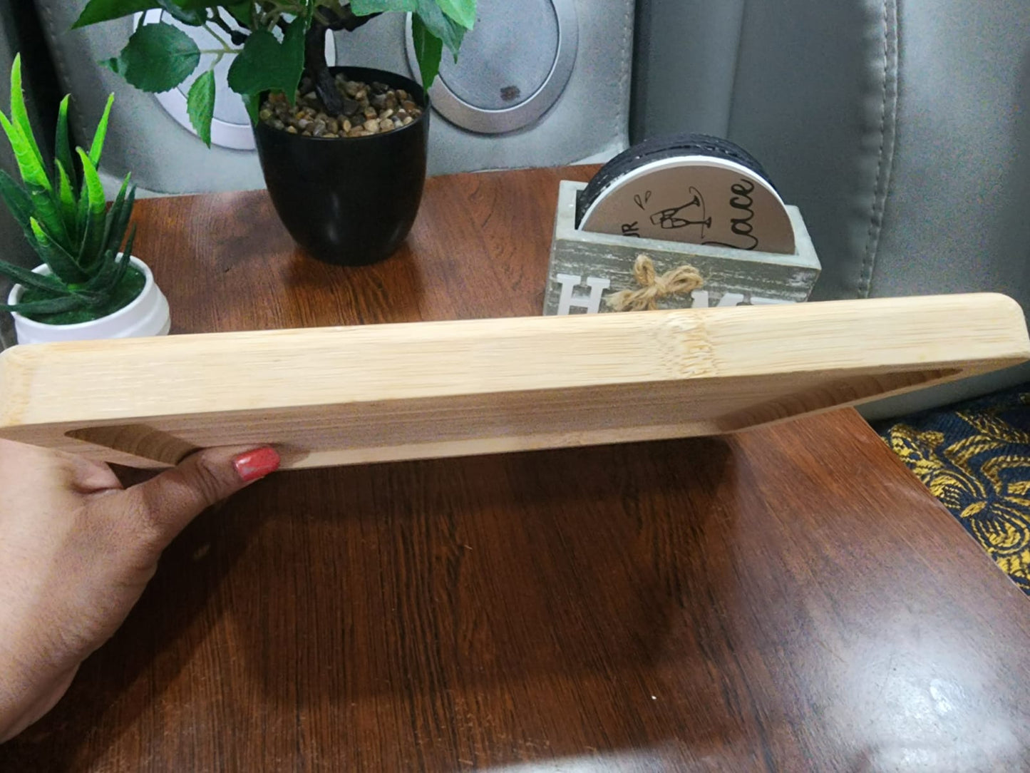 Rectangular Bamboo Serving Tray