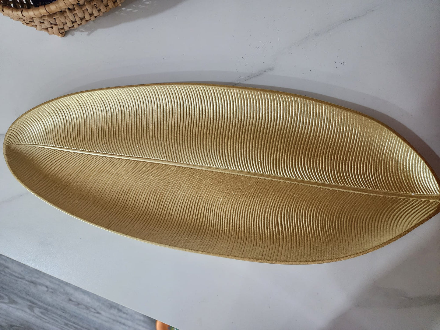 Wooden Leaf Tray perfect as Food Serving Tray or home decor