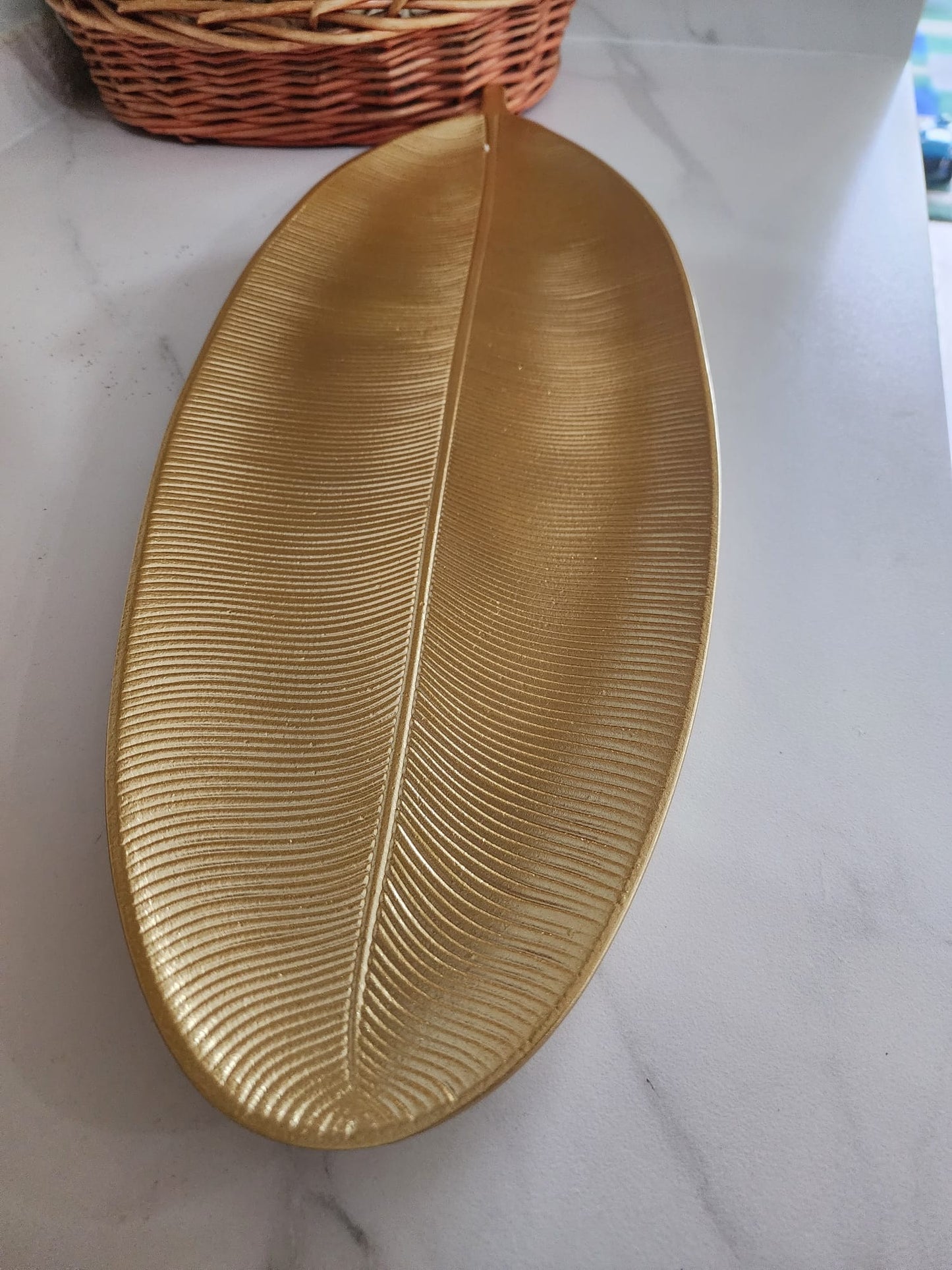 Wooden Leaf Tray perfect as Food Serving Tray or home decor