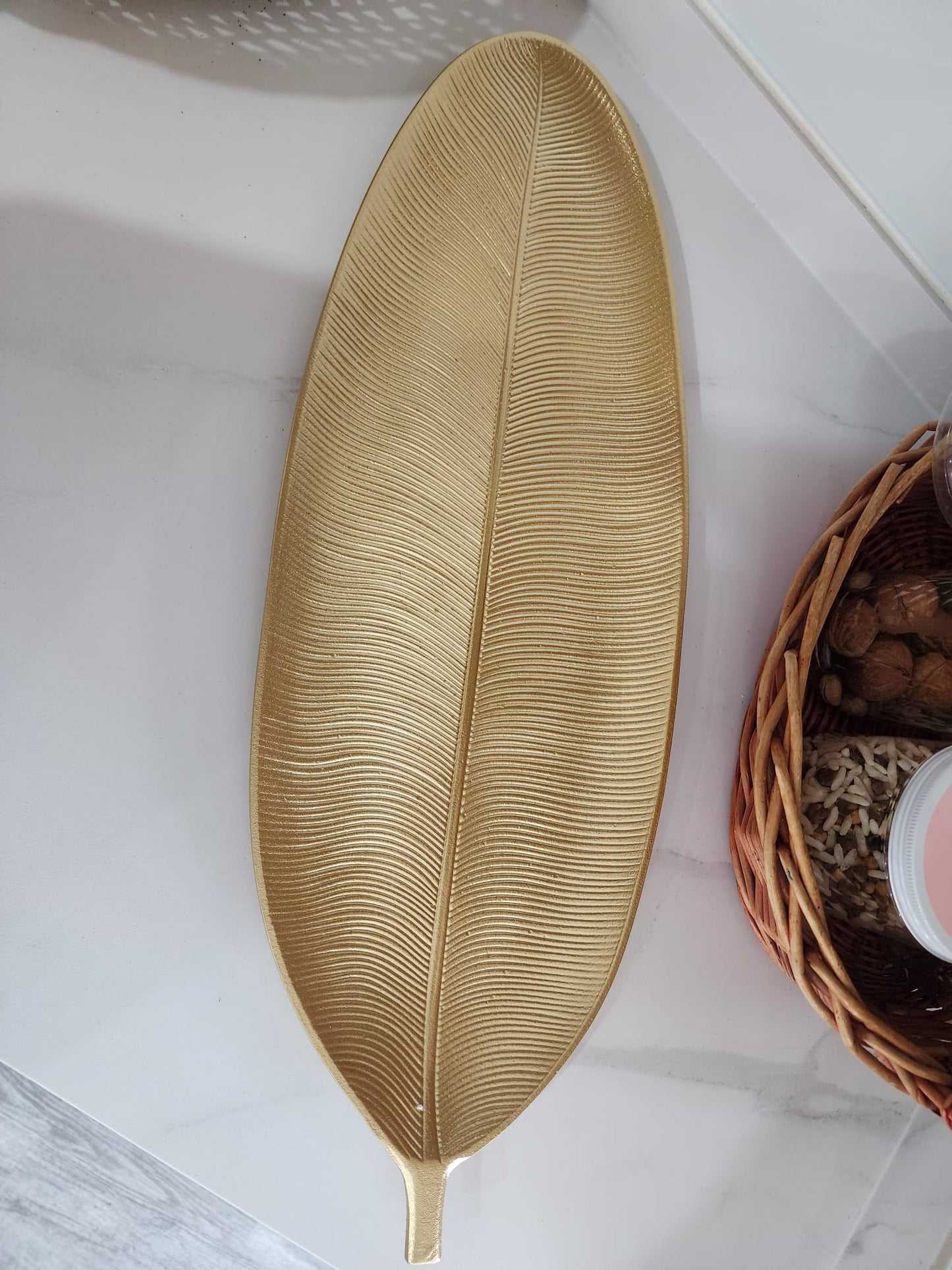 Wooden Leaf Tray perfect as Food Serving Tray or home decor