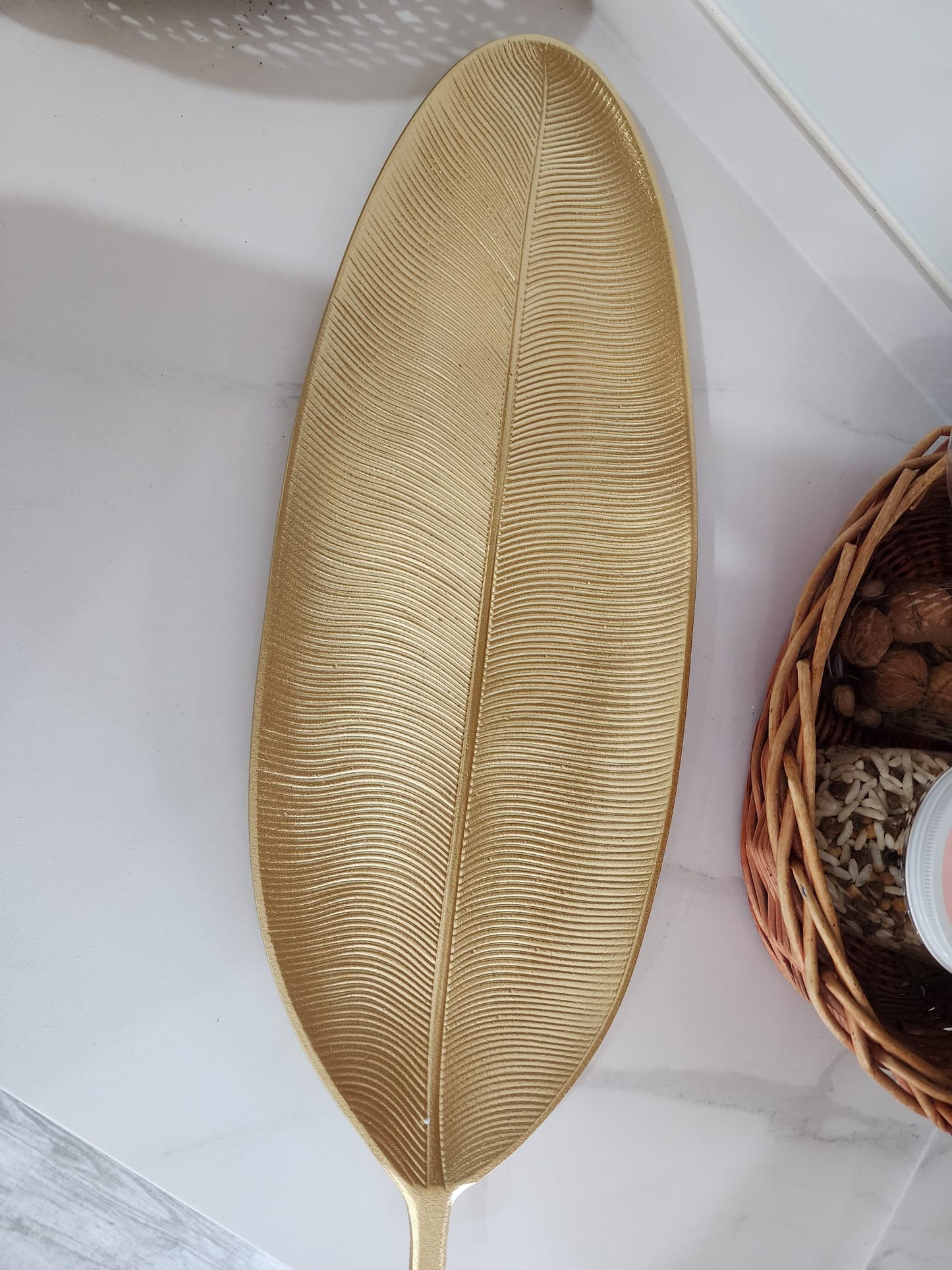 Wooden Leaf Tray perfect as Food Serving Tray or home decor