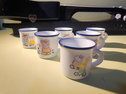 Peppa pig mini set of 6 cups