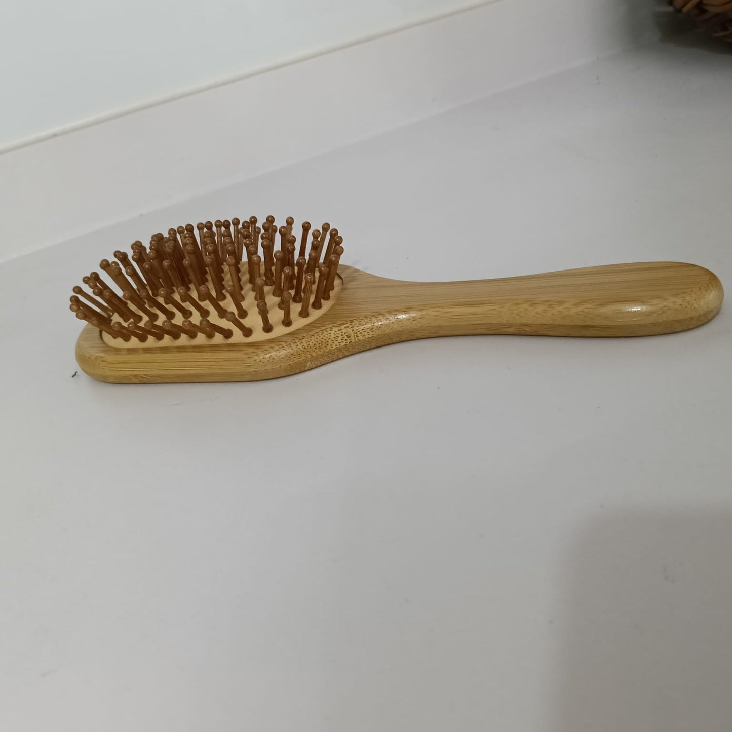 Natural Bamboo Paddle Cushion Hair Brush