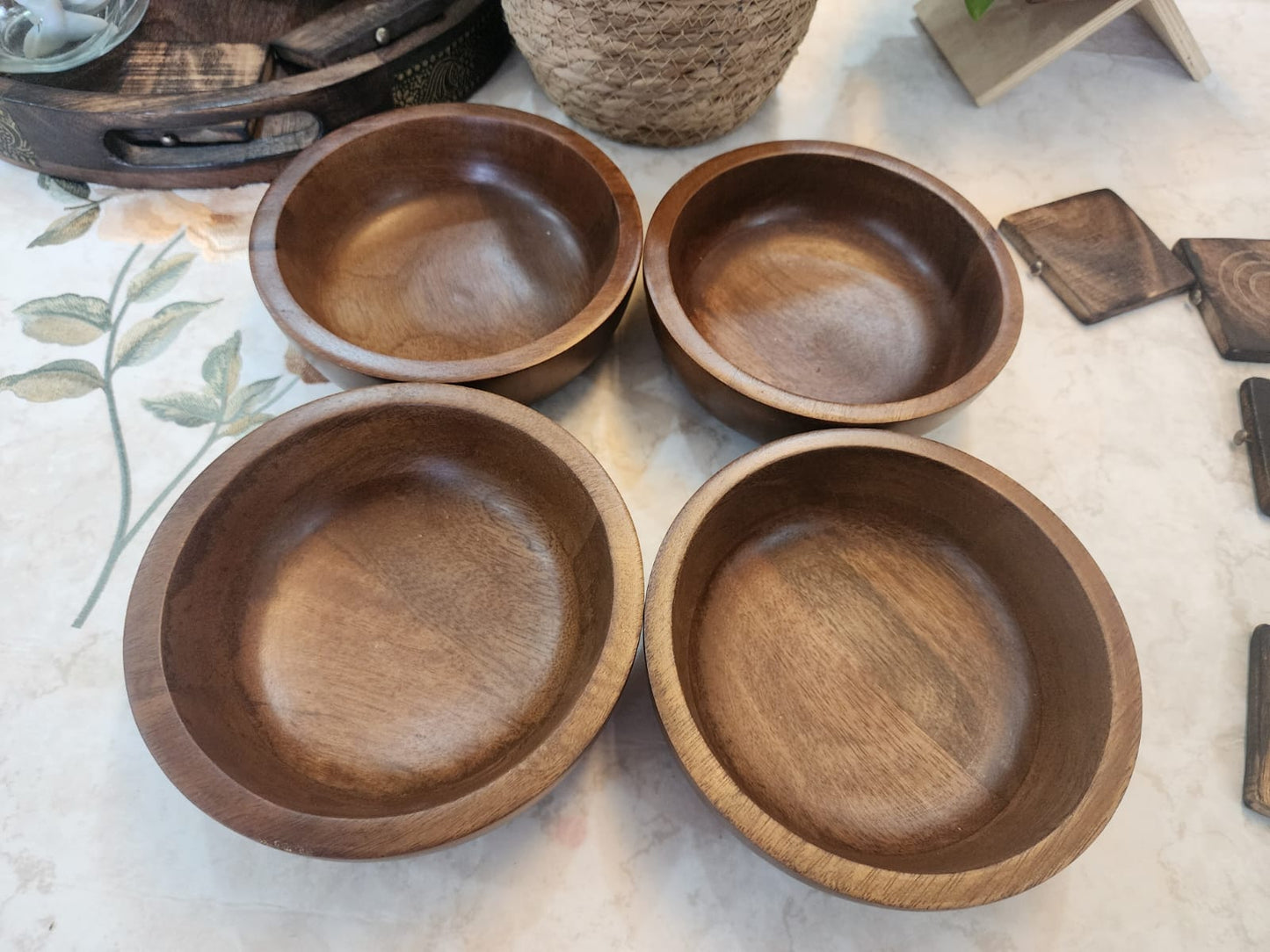 Meraki Artisan Mango Wood Bowls