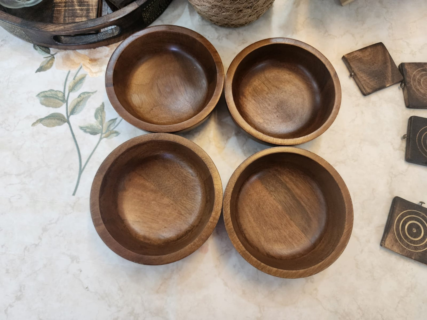 Meraki Artisan Mango Wood Bowls